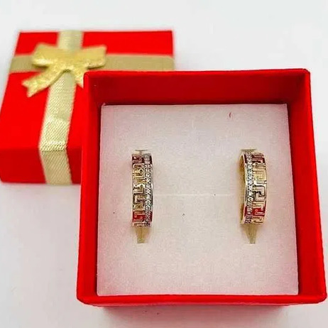 Złote kolczyki p.585/2,43g