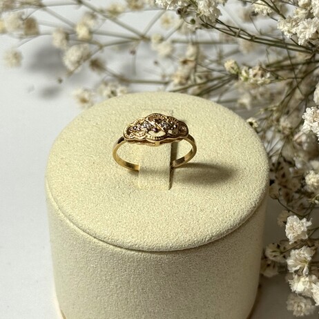 Złoty pierścionek p.585/1,61g