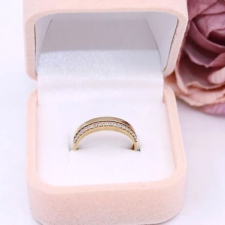 Złoty pierścionek/obrączka p.585/2,25g