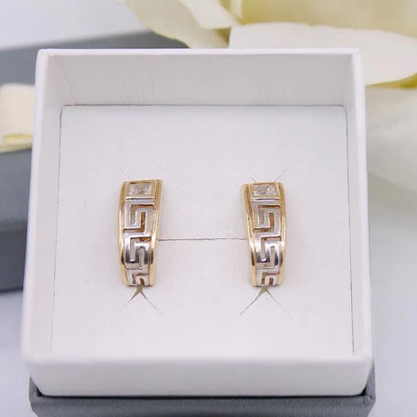 Złote kolczyki p.585/4,33g