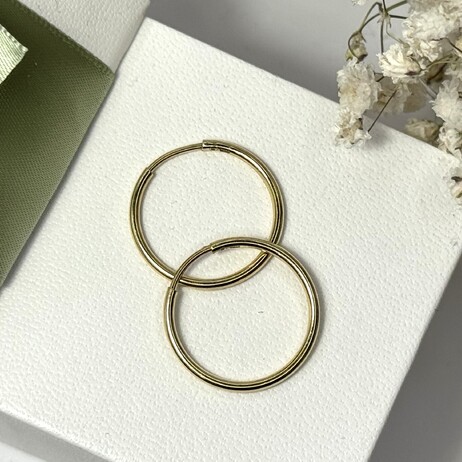 Złote kolczyki p.585/1,24g