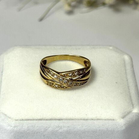 Złoty pierścionek 585/2,65g