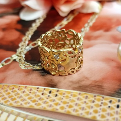 Złoty pierścionek p.585/5,80g