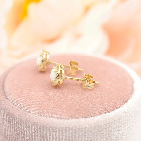 Złote kolczyki p.585/1,41g