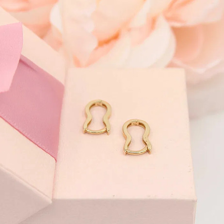 Złote kolczyki p.585/1,22g