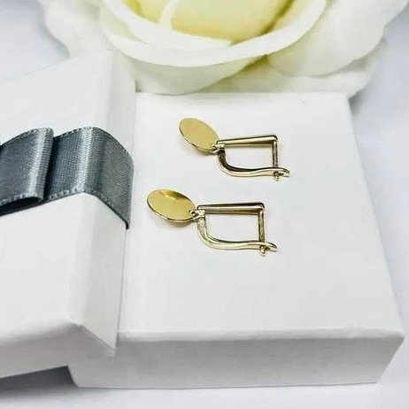 Złote kolczyki p.585/2,32g