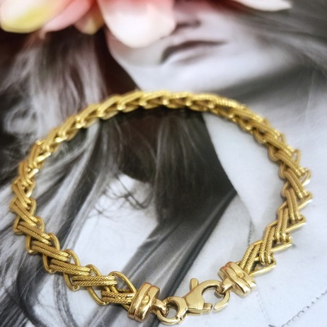 Złota bransoletka p.585/7,23g