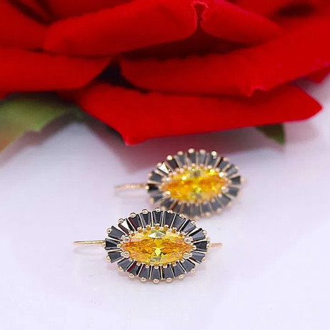 Złote kolczyki p.585/6,80g