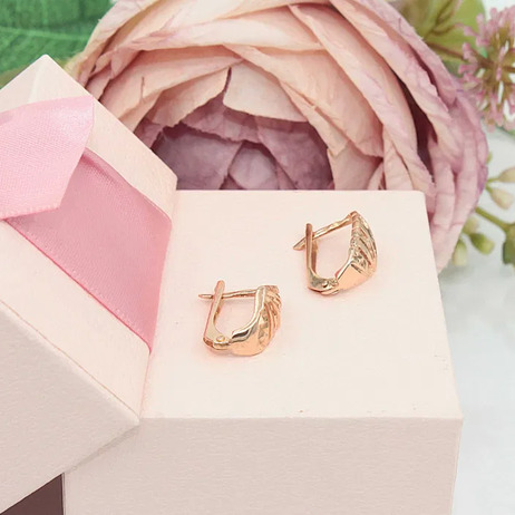 Złote kolczyki p.585/2,46g