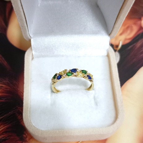 Złoty pierścionek p.585/1,82g