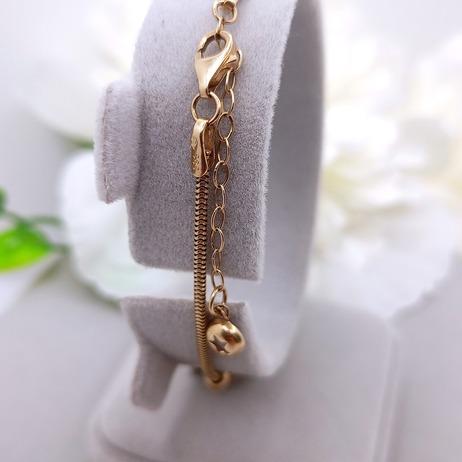 Złota bransoletka p.585/4,72g