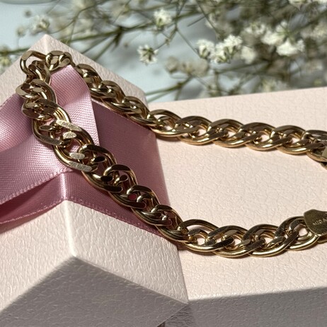 Złota bransoletka p.585/17,74g