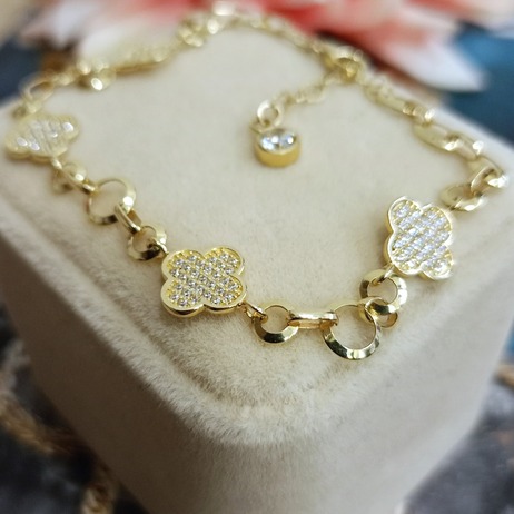 Złota bransoletka p.585/4,06g