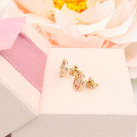 Złote kolczyki p.585/1,52g