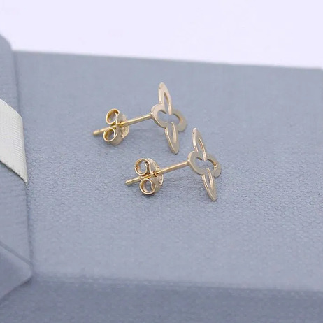 Złote kolczyki p.585/0,77g