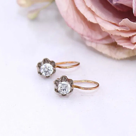 Złote kolczyki p.585/2,10g