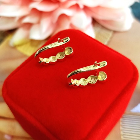 Złote kolczyki p.585/2,65g