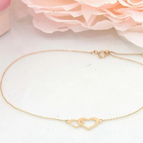 Złota bransoletka p.585/0,43g