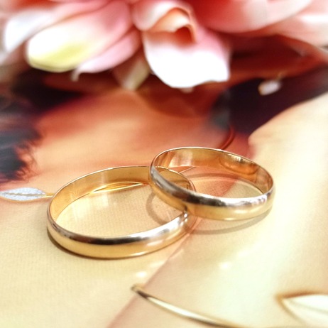 Złote obrączki p.583/4,25g Komplet