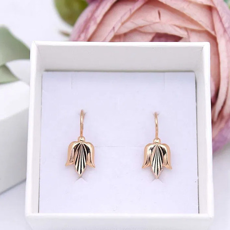 Złote kolczyki p.585/3,97g