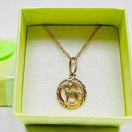 Złota zawieszka p.585/0,81g