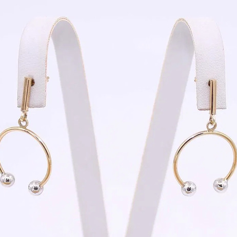 Złote kolczyki p.585/1,85g