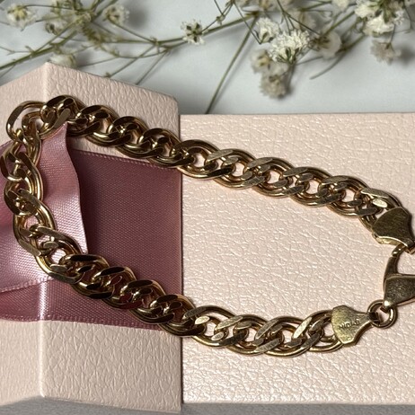 Złota bransoletka p.585/17,74g