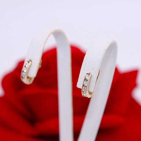 Złote kolczyki p.585/1,21g