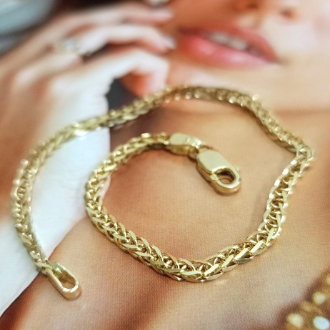 Złota bransoletka p.585/3,43g