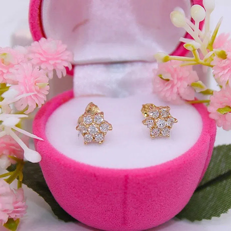 Złote kolczyki p.585/1,68g