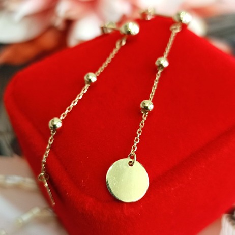 Złote kolczyki p.585/2,11g