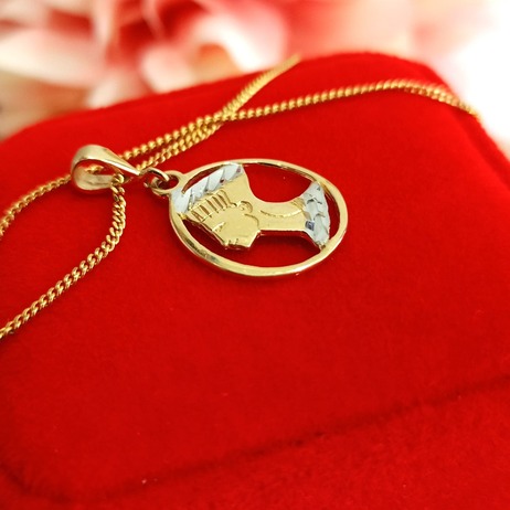 Złota zawieszka p.585/1,29g 