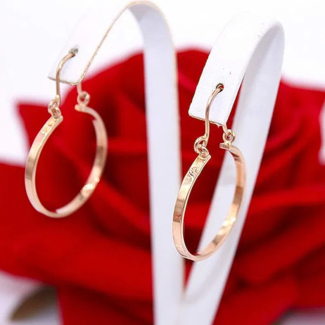 Złote kolczyki p.585/3,93g