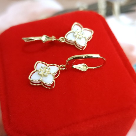 Złote kolczyki p.585/2,95g