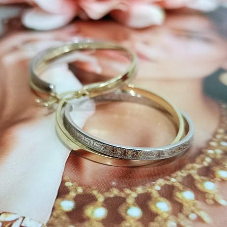 Złote kolczyki p.585/4,08g