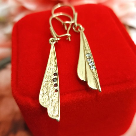 Złote kolczyki p.583/3,70g