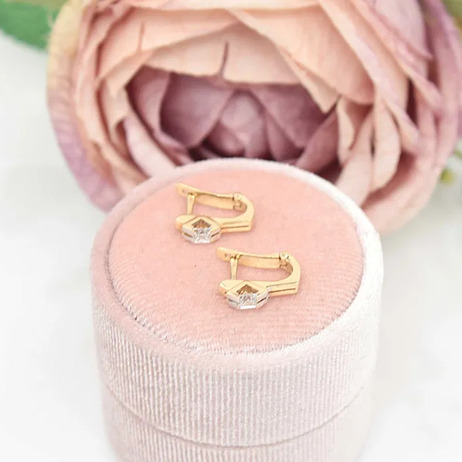 Złote kolczyki p.585/2,34g