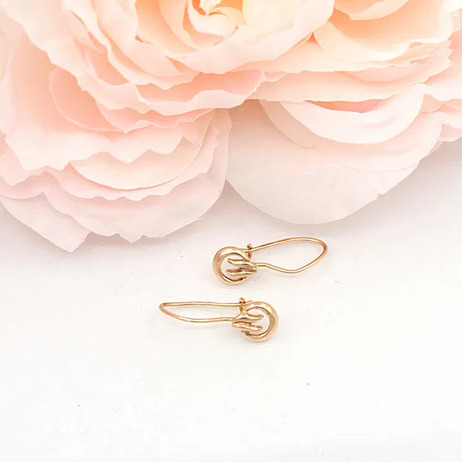 Złote kolczyki p.585/1,35g