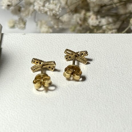 Złote kolczyki p.585/0,89g