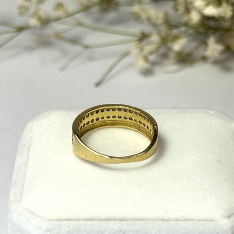 Złoty pierścionek 585/2,07g