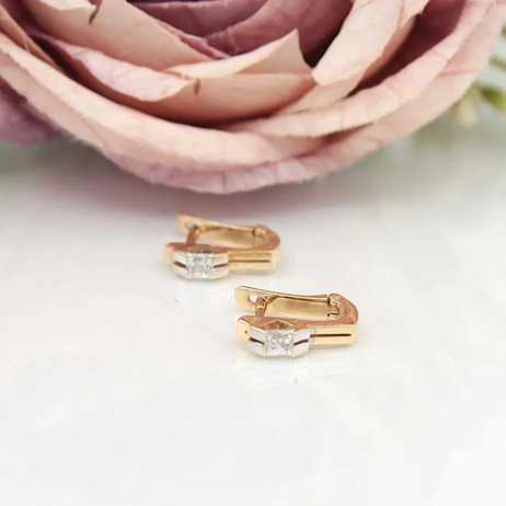 Złote kolczyki p.585/2,34g