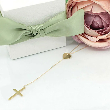 Złoty naszyjnik p.585/1,88g