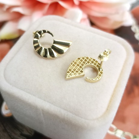 Złote kolczyki p.585/1,87g