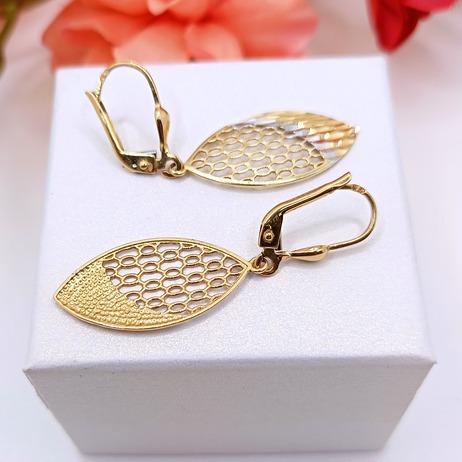 Złote kolczyki p.585/2,23g