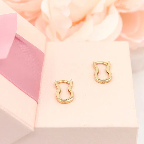 Złote kolczyki p.585/1,22g