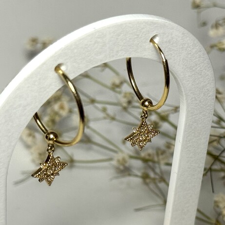 Złote kolczyki p.585/1,88g