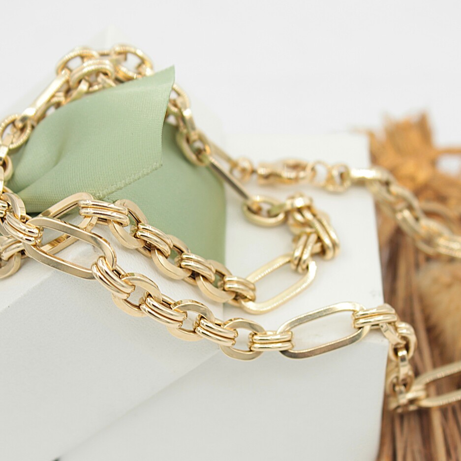 Złoty łańcuszek/naszyjnik p.585/18,37g