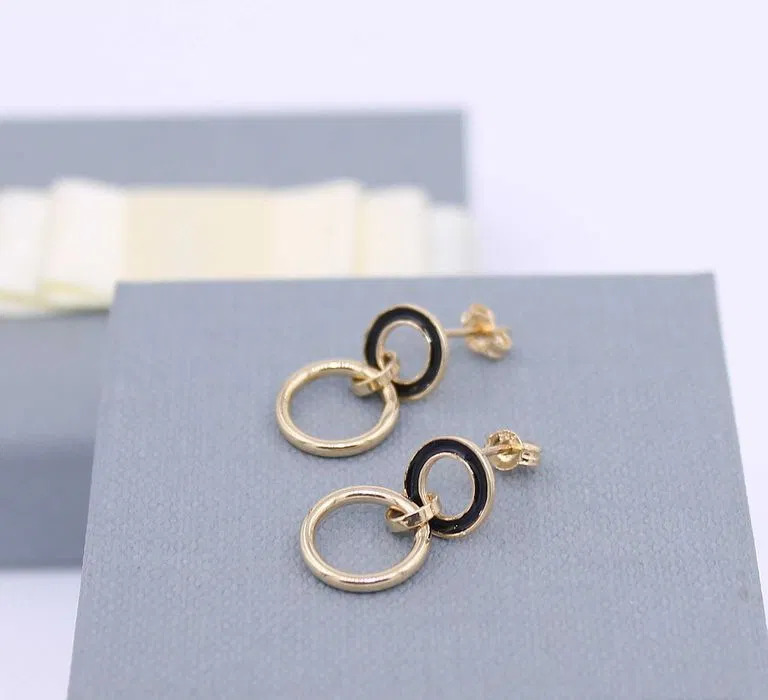 Złote kolczyki p.585/1,48g