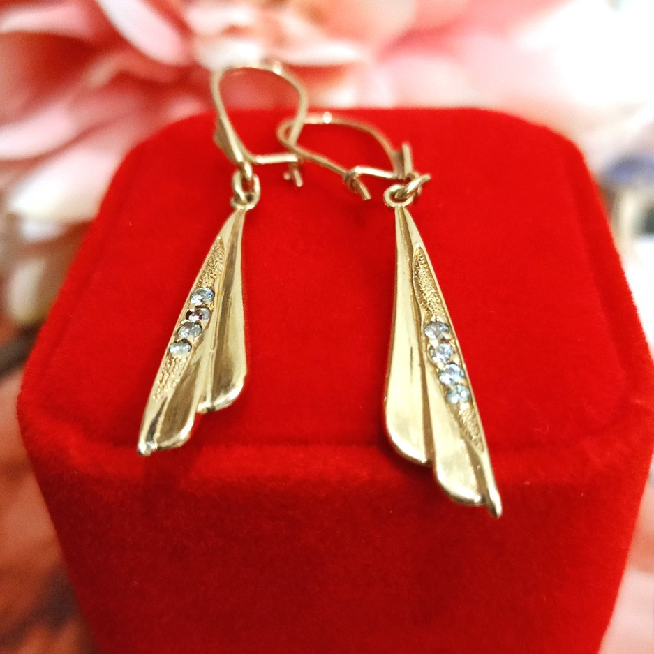 Złote kolczyki p.583/3,70g