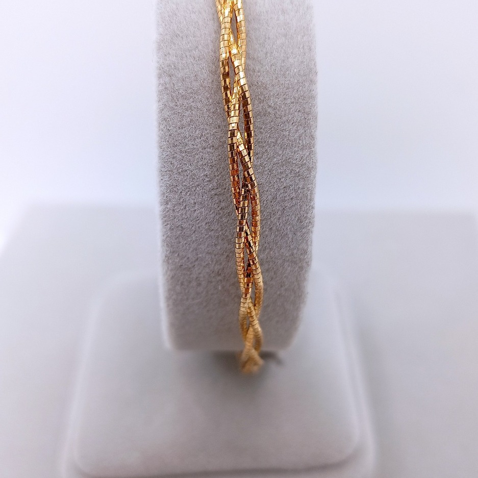 Złota bransoletka p.585/3,32g